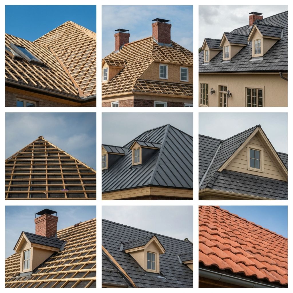 Roofing projects background